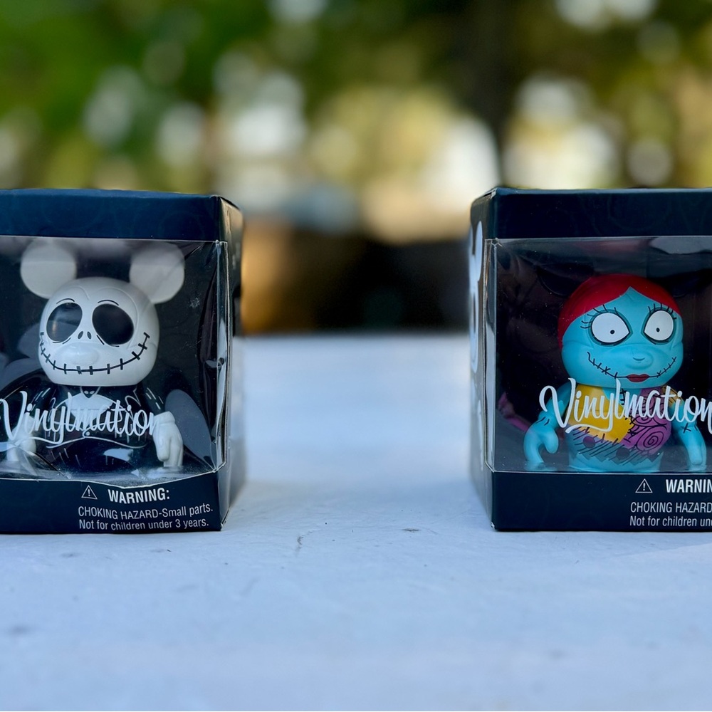 Disney Vinylmation Jack and Sally Figures